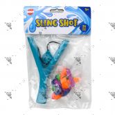 Hoot Sling Shot +20 Water Bombs Assorted Color Pack For 3Years+ 5 Years+