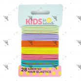 Kit&Kaboodle Kids Hair Elastics 28s Assorted Colour