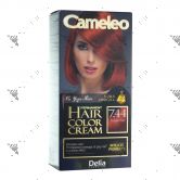 Cameleo Perm Hair Colour Cream 7.44 Copper Red