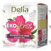 Delia Ekoflorist Rich Night Face Cream Regenerating 50ml