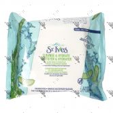 St.Ives Cleanse & Hydrate Facial Cleansing Wipes 25s