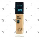 Maybelline Fit Me Matte + Poreless Foundation 128 Warm Nude
