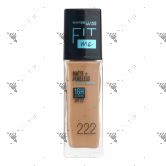 Maybelline Fit Me Matte+ Poreless Foundation 222 True Beige