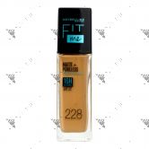 Maybelline Fit Me Matte+ Poreless Foundation 228 Soft Tan