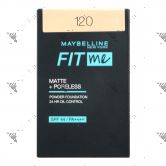 Maybelline Fit Me Powder Foundation 120 Classic Ivory