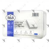 Belle And Bell Ultra Thin Lint-Free Cotton Pad 800s