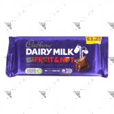 Cadbury Dairy Milk Fruit & Nut Bar Chocolate 95g