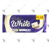 Cadbury White Bar Chocolate 90g