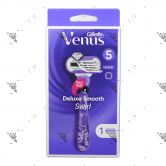 Gillette Venus Swirl Deluxe Smooth Razor Flexiball 1s