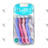 Gillette Venus 3 Colors Disposable Razor 4s