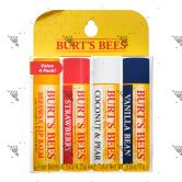 Burt's Bees Lip Balm 4x4.25g Value Pack