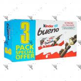 Kinder Milk & Hazelnut Twin Bars 1Box (10packs of 3 x Twin Bars)