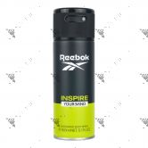 Reebok Deodorant Spray 150ml Men Inspire Your Mind