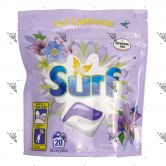 Surf Bio Detergent 20 Capsules Lavender & Spring Flower