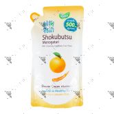 Shokubutsu Shower Cream 500ml Refill Orange Peel Oil