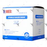 B:MED: Sterile Gauze Swab 2" x 2" (20x5s=100s)