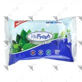 Nufresh Anti-Bacterial Wipes 20s