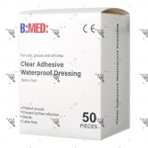 B:MED: Clear Adhesive Waterproof Dressing 5cm x 7cm 50s