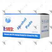 B:MED: Alcohol Pad 70% Isopropyl Alcohol 100s