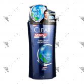 Clear Men Shampoo 650ml + 450ml Cool Sport Menthol