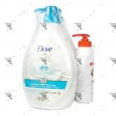 Dove Bodywash 1Lx2 Care & Protect + FOC
