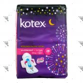Kotex Soft and Smooth Overnight Wing 28cm 14S