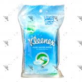 Kleenex Hand & Face Moist Wipes 10sx3 Pure Water