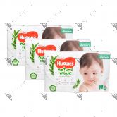 Huggies Platinum Nature Made Diapers M 64s (1Carton=3packs)