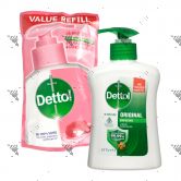 Dettol Hand Wash 200ml Original + Refill 175ml Skin Care