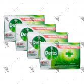 Dettol Anti-Bacterial Bar Soap (100gx4) Original