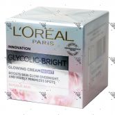 L'Oreal Glycolic-Bright Glowing Cream Night 50ml