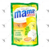 Mama Lemon Dishwashing 680ml Refill Extra Clean Lemon