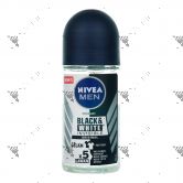 Nivea Men Roll-On Deodorant 50ml Invisible for Black & White