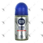 Nivea Men Roll-On Deodorant 50ml Silver Protect