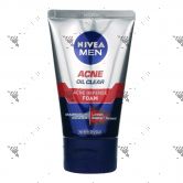Nivea Men Acne Oil Clear Facial Foam 100ml Acne Defense