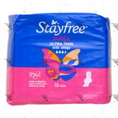 Stayfree Ultra Thin Super Wings 12s