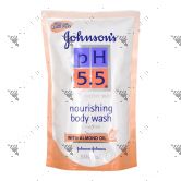 Johnson's PH5.5 Bodywash 500ml Refill Almond Oil