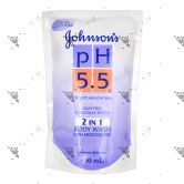 Johnson's PH5.5 Bodywash 500ml Refill 2in1