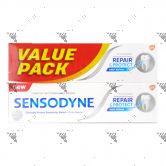 Sensodyne Toothpaste 100gx2 Repair & Protect Whitening