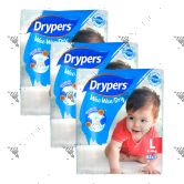 Drypers Wee Wee Dry L 62s (1Carton=3pack)