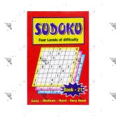 Sudoku Four Levels of Difficulty Book 21